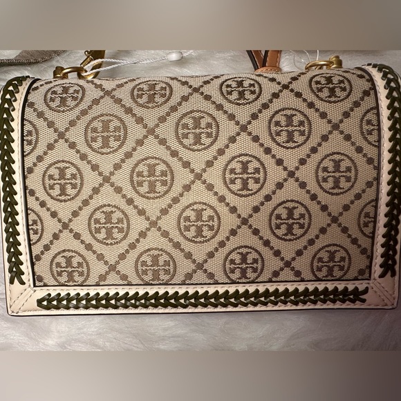 TORY BURCH T MONOGRAM BRAIDED
FLORAL MINI BAG - AUTHENTIC NWT - Picture 3 of 11